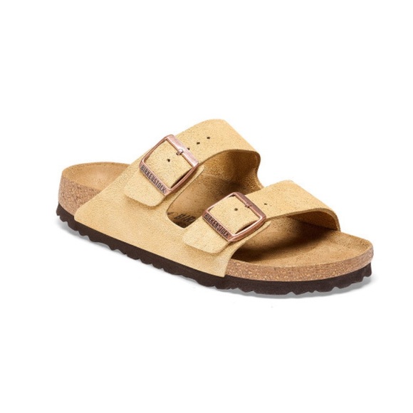 BIRKENSTOCK ARIZONA SANDALS LATTE CREAM - Picture 2 of 3